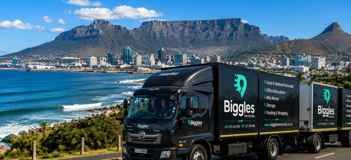 Biggles Removals truck — Constantia furniture removals